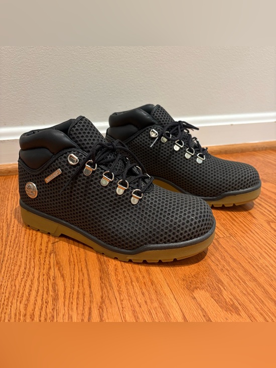 Timberland Shoes - Rare Timberland Vent Tech Boots Size 8.5 Unisex Mesh Hiking Lug Sole Boots Hive